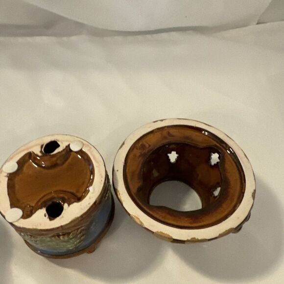 Kirklands Potters Garden Christmas Tealight fairy light Woodland Santa & Snowman - Picture 7 of 15